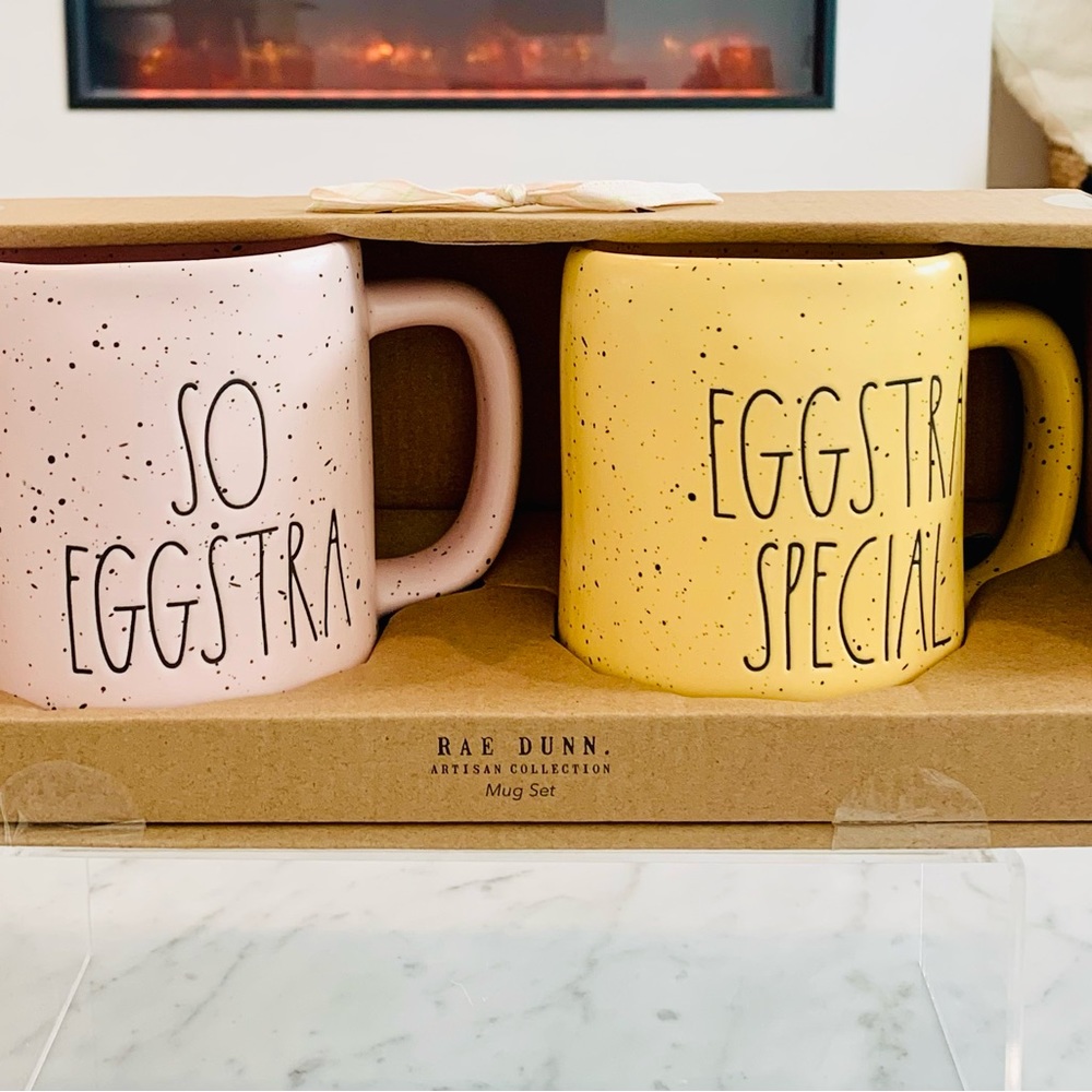 Rae Dunn Easter Mug Set
